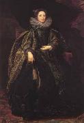 Anthony Van Dyck Portrait of an unknown genoese lady (mk03) Sweden oil painting reproduction